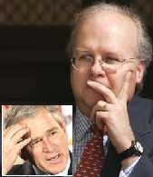 Karl Rove, Bush insert -- Ventriloquy