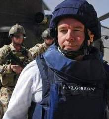 Soldier blue, Fitzgibbon -- wanker in Afghanistan on U.S. orders!