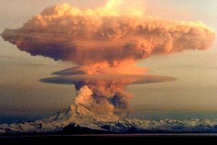 Mt. Redoubt, previous eruption