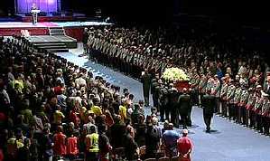 Bernie's State Funeral -- never forget Bernie Banton