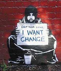 beggar -- BANKSY