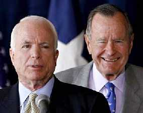 McCain with H Bush