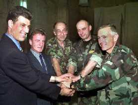 Balkan connection -- Thaci, Jouchner, Gen. Jackson, Ceku, Gen. Clarke