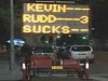 Hacked Traffic Sign, Sydney's Eastside