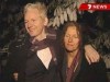 Assange with his mother