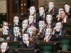 Polish MPs Protest ACTA in Parliament