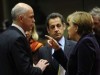 Merkel chastises Papandreou while Sarkozy watches approvingly