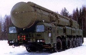 Russian Topol-'M'obile launcher -- nuke madness