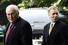 Libby with his boss, Cheney