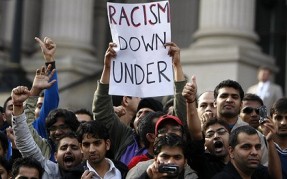 Students protest racist Australia