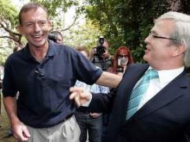 Abbott and Rudd, lackey wankers!