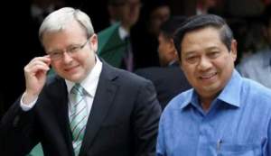 Gutless Rudd with SBY