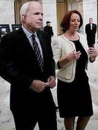 Bad Company -- Gillard with lunatic, bomb, bomb, bomb Iran, John McCain