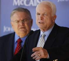 Two nutters in a pod, Hagee and McCain 