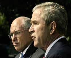 Howard and Bush, share crimes and values