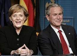 Merkel and dubya