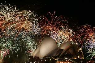 APEC fireworks display over Sydney Harbour -- public not invited!